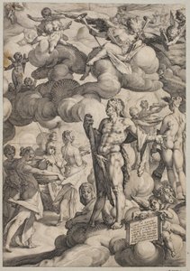 The Wedding of Cupid and Psyche by Hendrick Goltzius