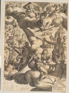 The Wedding of Cupid and Psyche by Hendrick Goltzius