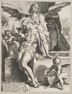 The Body of Christ Supported by an Angel