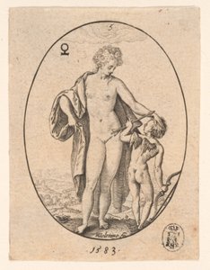 Venus and Cupid by Hendrick Goltzius