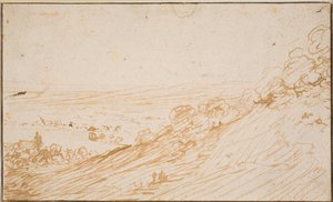 Landscape with Slope by Hendrick Goudt