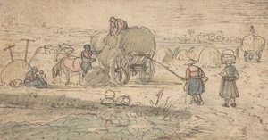 Peasants Loading Hay by Hendrick. Hendrick Avercamp,Avercamp
