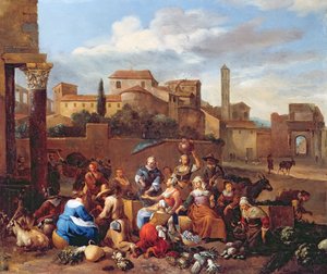 Vegetable Market in Italy