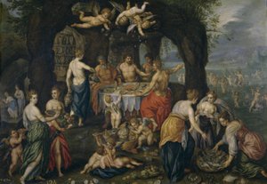 The Banquet of Achelous by Hendrick de Clerck