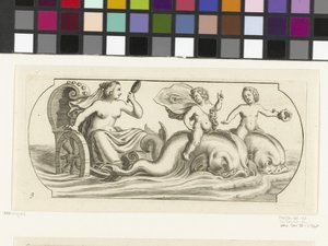 Amphitrite on a Chariot (New Book of Marine Gods and Goddesses) by Hendrick de Keyser (I)