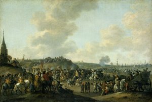 The Departure of Charles II of England from Scheveningen by Hendrick de Meijer