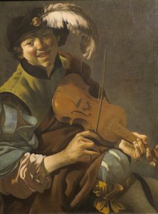 A Boy Violinist by Hendrick ter Brugghen