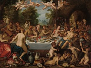 Feast of the Gods – Wedding of Bacchus and Ariadne (Copy after)