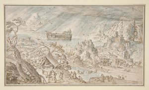 The Deluge by Hendrick van Cleve III