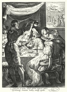 Evening by Hendrik (after) Goltzius