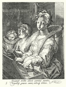 Music by Hendrik (after) Goltzius