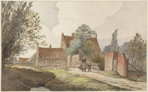 Houses along a Path near Amsterdam