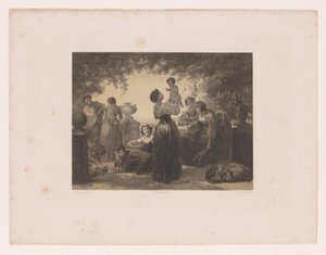 Italian Women at a Table