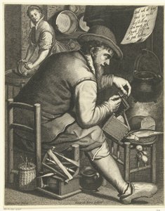 A Frugal Housefather (Barley Counter) by Hendrik Bary