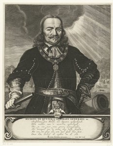 Portrait of Michiel Adriaansz. de Ruyter by Hendrik Bary