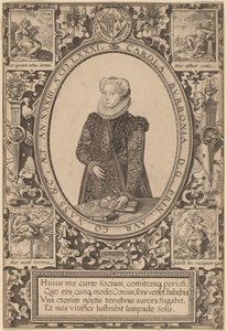 Charlotte of Bourbon by Hendrik Goltzius