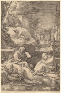 Christ on the Mount of Olives by Hendrik Goltzius