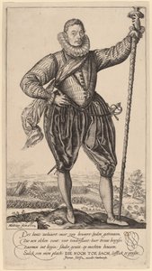 Gerrit de Jong by Hendrik Goltzius
