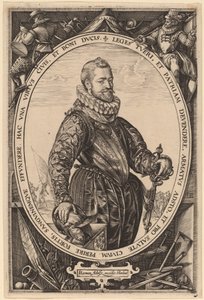 Jacques de la Faille by Hendrik Goltzius