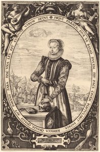 Josina Hamels by Hendrik Goltzius