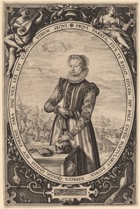 Josina Hamels by Hendrik Goltzius