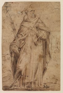 Saint Peter Martyr, recto, possibly 16th Century