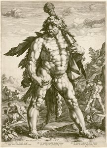 The Great Hercules by Hendrik Goltzius