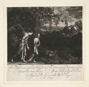 Tobias and the Angel by Hendrik Goudt