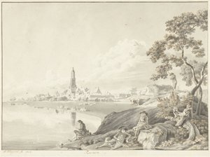 View of Rhenen by Hendrik Hoogers
