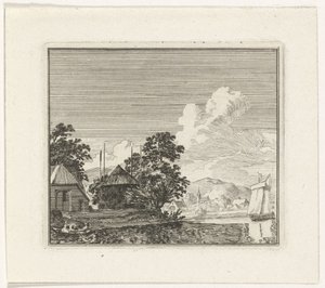 River View with a Haystack