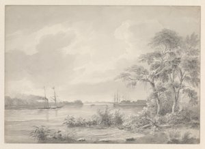 Fort Zeelandia Seen While Sailing Up the Suriname River by Hendrik Huygens