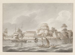 Plantation Jagtlust on the Suriname River by Hendrik Huygens