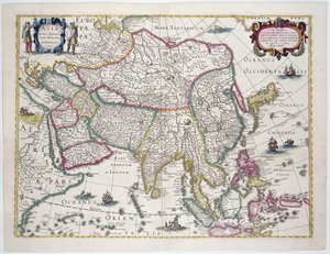 General Map Including Arabia, Japan, the Korean Peninsula and the Greater Part of the Indonesian Archipelago, 1631