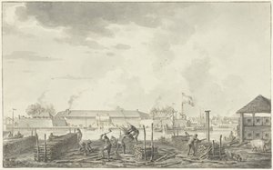 The Castle at Batavia, Seen from the Houtkrap