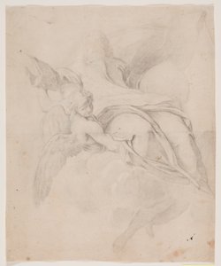 God the Father and the Globe, Carried by Angels by Hendrik Krock