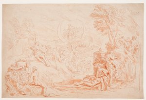 Landscape with Allegorical Figures