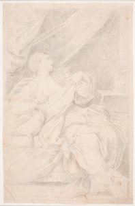 Lucretia Stabbing Herself in the Chest
