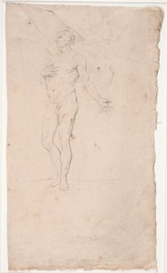 Male Model Study, Standing by Hendrik Krock