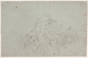 The Assumption of Mary. Composition Sketch