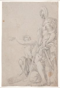 Standing Soldier and Kneeling, Pointing Youth