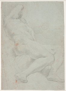 Reclining Male Model Study by Hendrik Krock