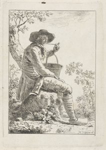 Smoking Farmer by Hendrik Kuipers