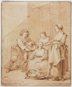 The Poultry Woman by Hendrik Meijer