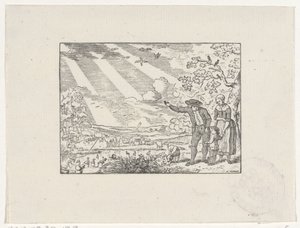 Man and Woman Teaching a Boy About Different Animal Species by Hendrik Numan
