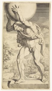 Statue of Hercules with the Celestial Sphere