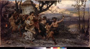 Bacchanale by Henryk Siemiradzki