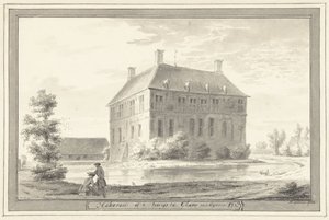 The Manor Heeckeren near Goor, in Twente by Hendrik Spilman