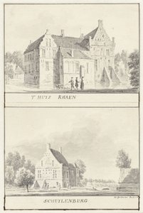 The Manors Rhaan and Schuylenburg in Salland, Overijssel by Hendrik Spilman