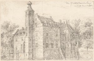 The Castle the Grote Ruwenberg near St. Michielsgestel by Hendrik Spilman