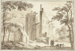 A view of a ruin